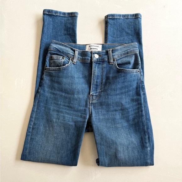 Reformation Destin High Rise Skinny Jeans 25 - Picture 1 of 4